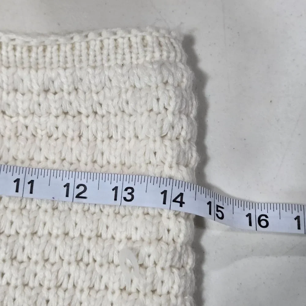Timberland Knit Scarf with Logo Patch NWOT